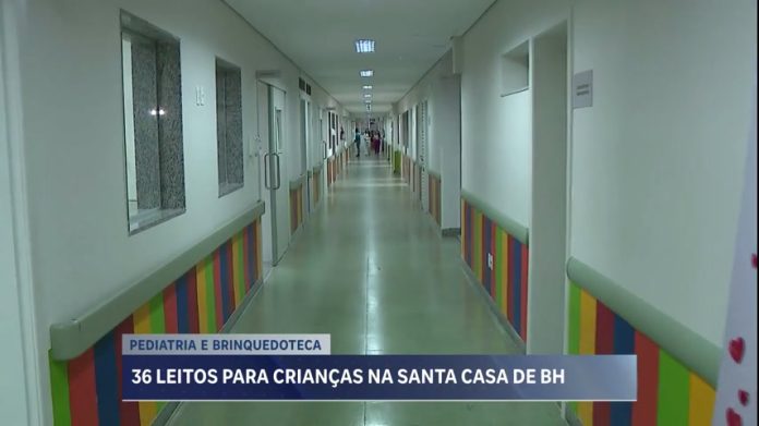 Santa Casa de BH reinaugura ala pediátrica após reforma de 8 meses
