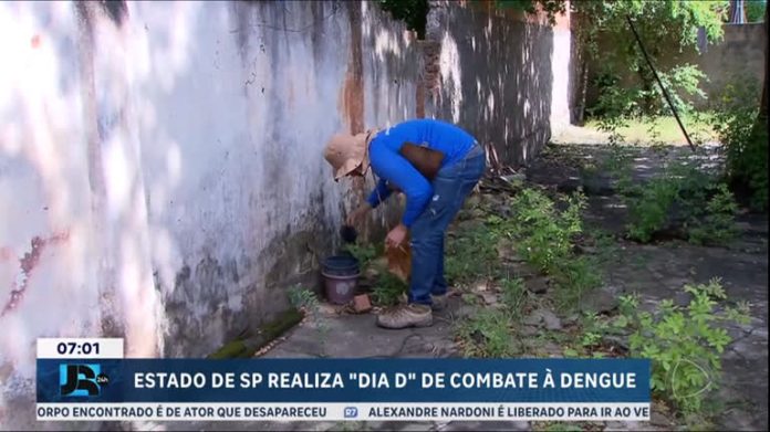 São Paulo realiza dia D contra dengue nesta sexta (1º) - JR 24H