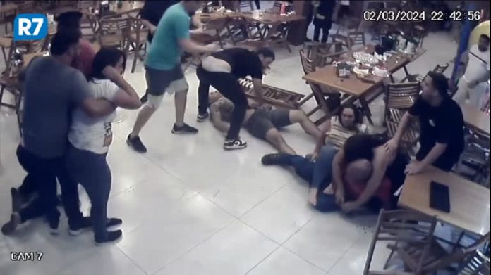 Vídeo: Briga termina em morte de PM de Goiás em bar no Novo Gama, no entorno do DF - Notícias