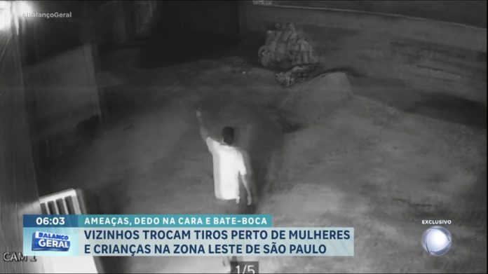 Vizinhos trocam tiros na zona leste de SP por causa de vaga de estacionamento - RecordTV