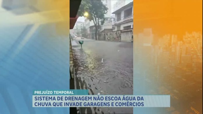 Temporal causa prejuízos para moradores devido a problema com rede pluvial em BH